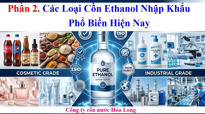 Cồn Ethanol Nhập Khẩu – Giải Pháp Nguồn Nguyên Liệu Chất Lượng Cao Cho Nhiều Ngành Công Nghiệp